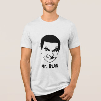 Camiseta Triblenda Sr. Bean Face Stencil Pop Art T-Shirt