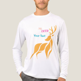 Camiseta Triblenda Sr. Ciervo Gráfico – Estilo Rústico de Bosque