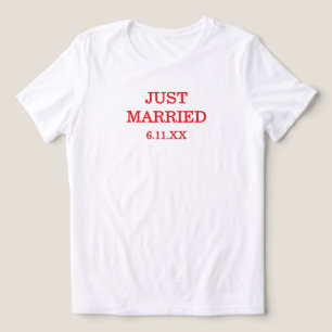 Camiseta Triblenda Sr y Sra Recién Casados Pareja a Juego
