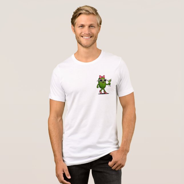 Camiseta Triblenda Sra. Cucumber Chic (Anverso Completo)