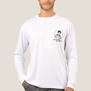 Camiseta Triblenda St. Carlo Acutis Icono religioso y diseño de esboz