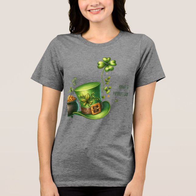 CAMISETA TRIBLENDA ST. EL DÍA DE PATRICK (Anverso)