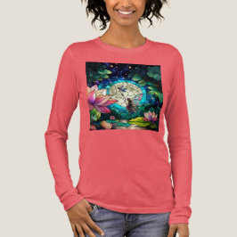 Camiseta Triblenda Stained Glass Little Fairy With Dragonfly