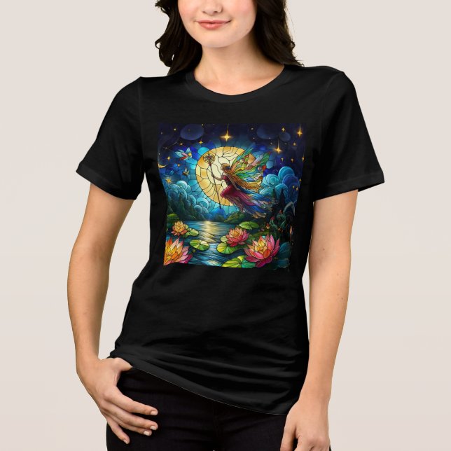 Camiseta Triblenda Stained Glass Moonlight Flight Fairy  (Anverso)