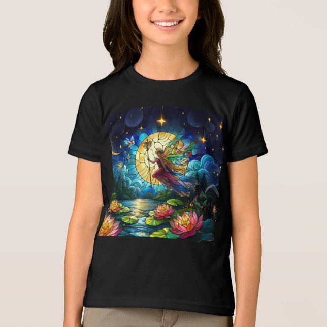 Camiseta Triblenda Stained Glass Moonlight Flight Fairy  (Anverso)