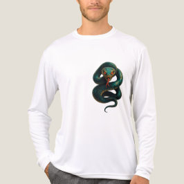 Camiseta Triblenda Stand Tall — Coiled Cobra Men's Tee (Esmeralda, or