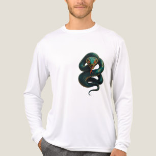 Camiseta Triblenda Stand Tall — Coiled Cobra Men's Tee (Esmeralda, or
