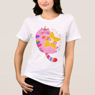Camiseta Triblenda Star of the Purrty: edición 🎂 B-Day ✨