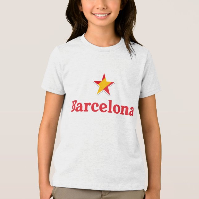 Camiseta Triblenda Stars of Spain – Barcelona (Anverso)
