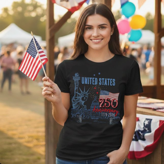 Camiseta Triblenda Statue of Liberty US 250 Years Anniversary  (Subido por el creador)