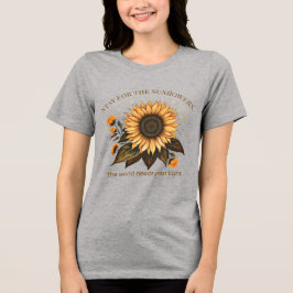 Camiseta Triblenda "Stay for the Sunflowers" Suicide Prevention