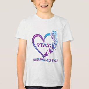 Camiseta Triblenda Stay Tomorrow Necesita un premio para la prevenció