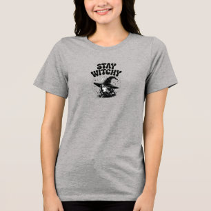 Camiseta Triblenda Stay Witchy Mystic Moon Witch