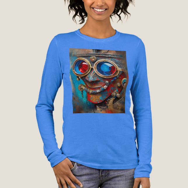 Camiseta Triblenda Steampunk El retrato del hombre del estaño (Anverso)