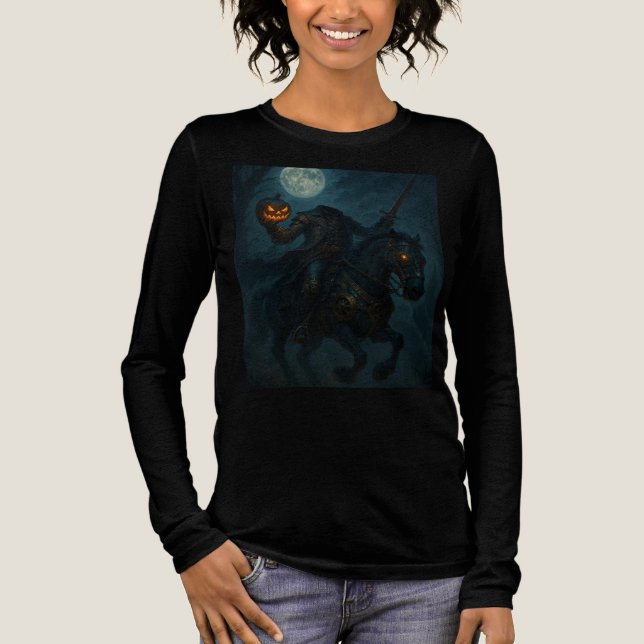 Camiseta Triblenda Steampunk Gothic Horror Headless Horseman (Anverso)