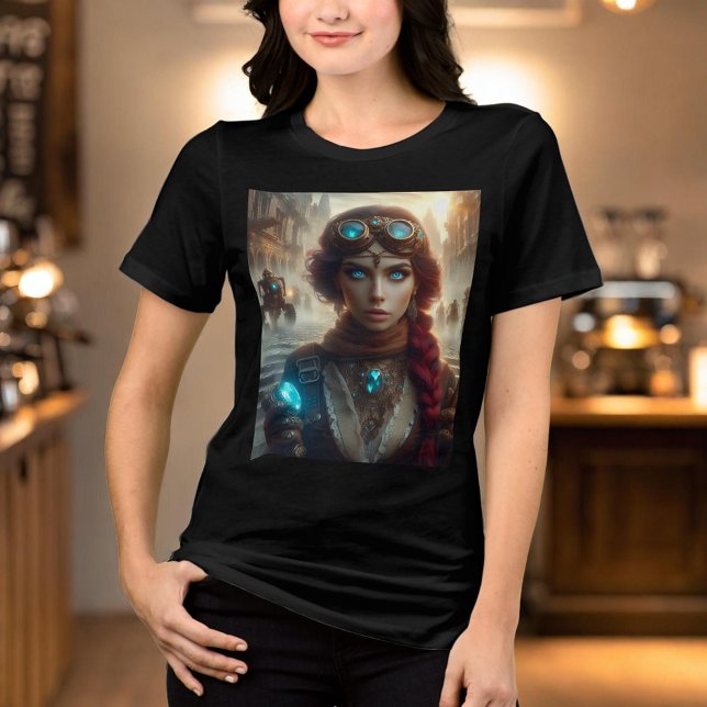 Camiseta Triblenda Steampunk Victorian Industrial Lady Adventuress (Subido por el creador)