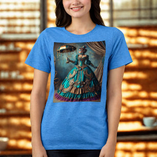 Camiseta Triblenda Steampunk Vintage Lady Circus Performer