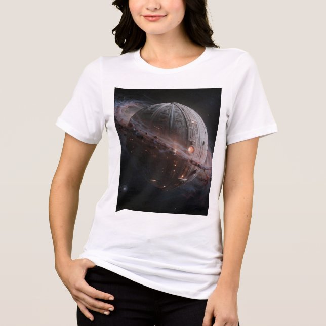 Camiseta Triblenda Stellar Path – Journey Through the Universe (Anverso)