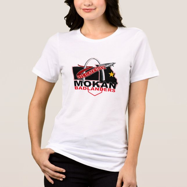 Camiseta Triblenda STL Gateway Badlanders Centrado (Anverso)