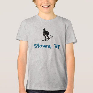 Camiseta Triblenda Stowe, VT (Esquí de la costa este) Niños de la ciu