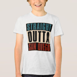 Camiseta Triblenda Straight Outta San Diego California CA EE.UU.
