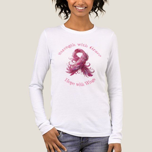 Camiseta Triblenda Strength with Grace – Breast Cancer Awareness  (Anverso)