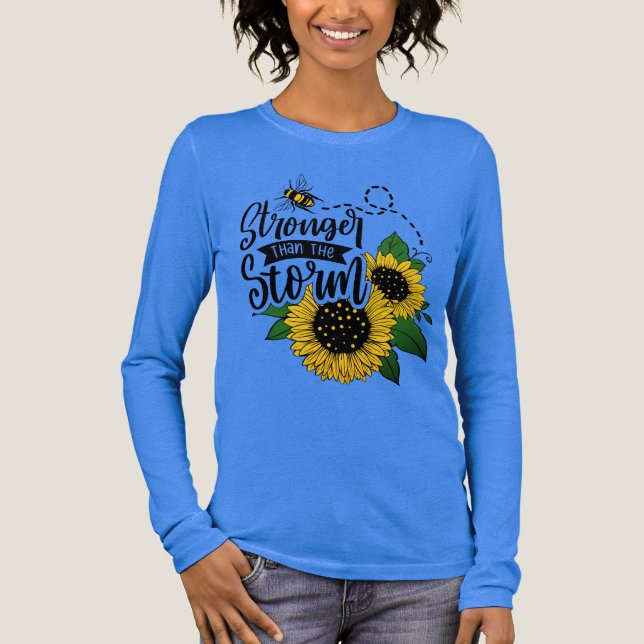 Camiseta Triblenda Stronger than the storm  (Anverso)