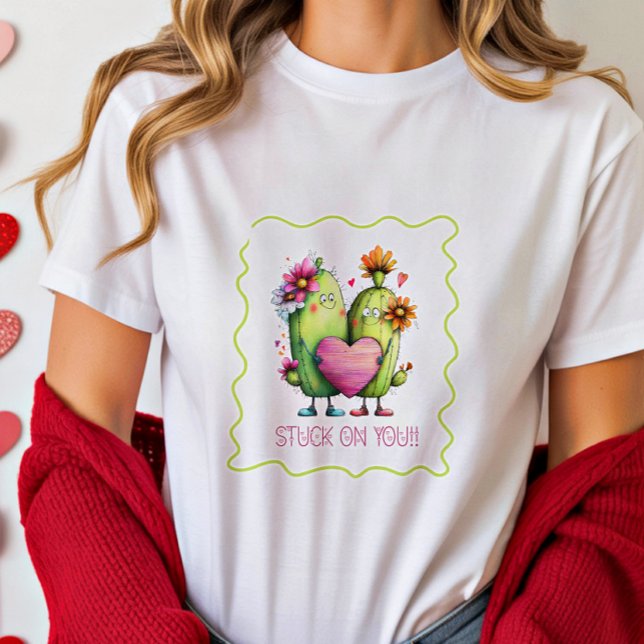 Camiseta Triblenda Stuck On You Cactus T-Shirt Print (Subido por el creador)