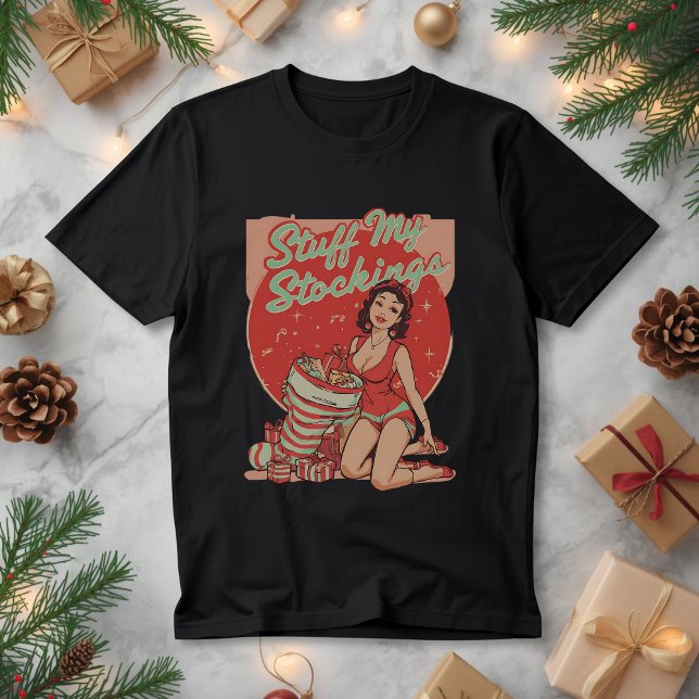Camiseta Triblenda Stuff My Stockings – Funny Adult Christmas Humor  (Subido por el creador)