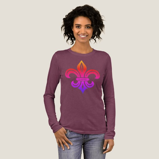 Camiseta Triblenda "Stylized Fleur-de-lis" T-Shirt (Anverso Completo)