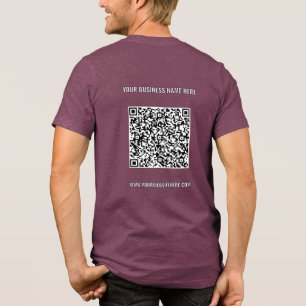 Camiseta Triblenda Su código QR y la promoción de Personalizado de te