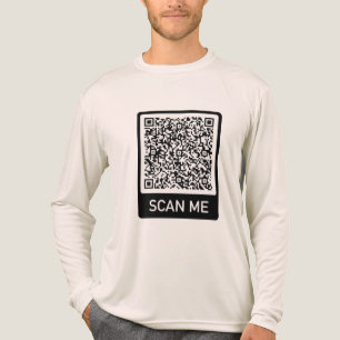Camiseta Triblenda Su información de análisis de código QR Funny pers