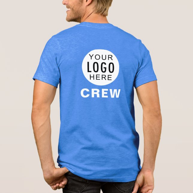 Camiseta Triblenda Su Personalizado de Empleados Empresariales con Lo (Reverso )