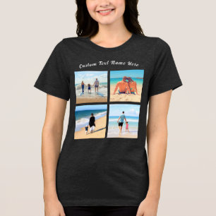 Camiseta Triblenda Sube tu foto collage texto personalizado