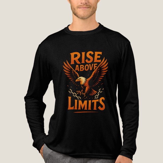 Camiseta Triblenda Subir por encima de los límites - Camiseta de águi (Anverso)