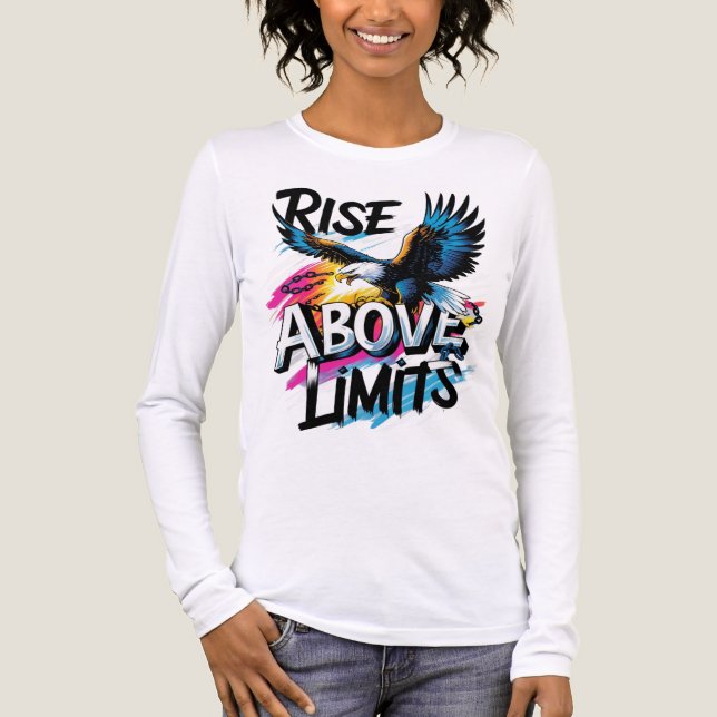 Camiseta Triblenda Subir por encima de los límites | Motivación del á (Anverso)