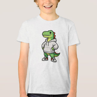 Camiseta Triblenda Sudadera con capucha de dinosaurio genial para niñ