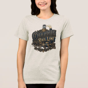 Camiseta Triblenda Sudadera con capucha Vintage Channie Rail Line Str