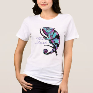 Camiseta Triblenda Sudadera con una linda imagen camaleonesa.