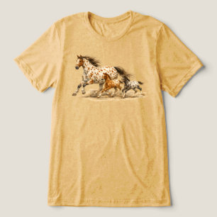 Camiseta Triblenda Sudadera de caballo Appaloosa Vintage  Retro 90s C