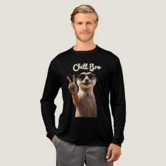 Camiseta Triblenda Sudadera divertida de perezoso «Chill Bro»