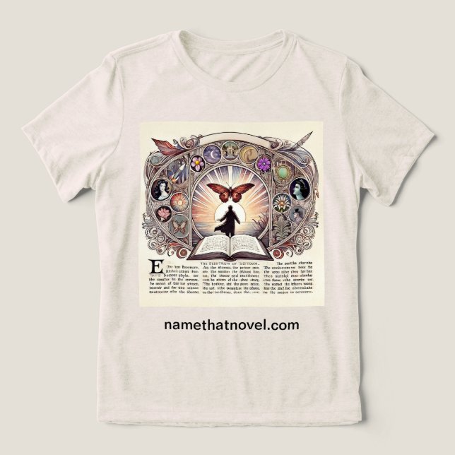 Camiseta Triblenda Sueños de mariposa (Diseño delantero )