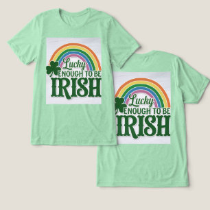 Camiseta Triblenda Suficientemente Afortunada Como Para Ser La Camise