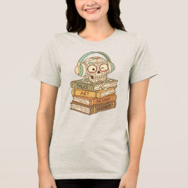 Camiseta Triblenda Sugar Skull Passionate About Reading