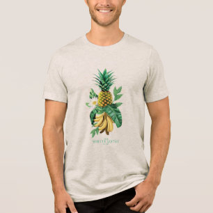 Camiseta Triblenda Suite de piña en el Lotus blanco