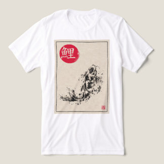 Camiseta Triblenda Sumi-e Koi – Espíritu de Japón