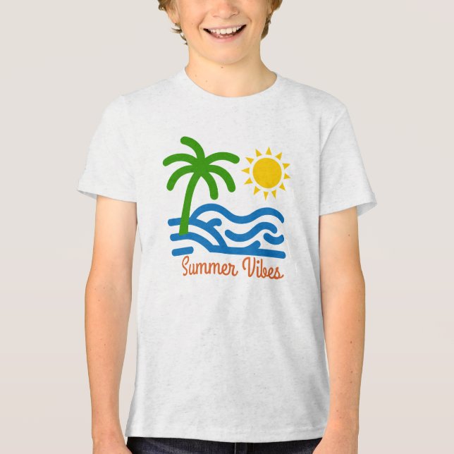 Camiseta Triblenda Summer Vibes (Anverso)