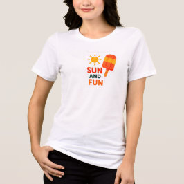 Camiseta Triblenda Sun and Fun – Bright Summer Vibes Sticker