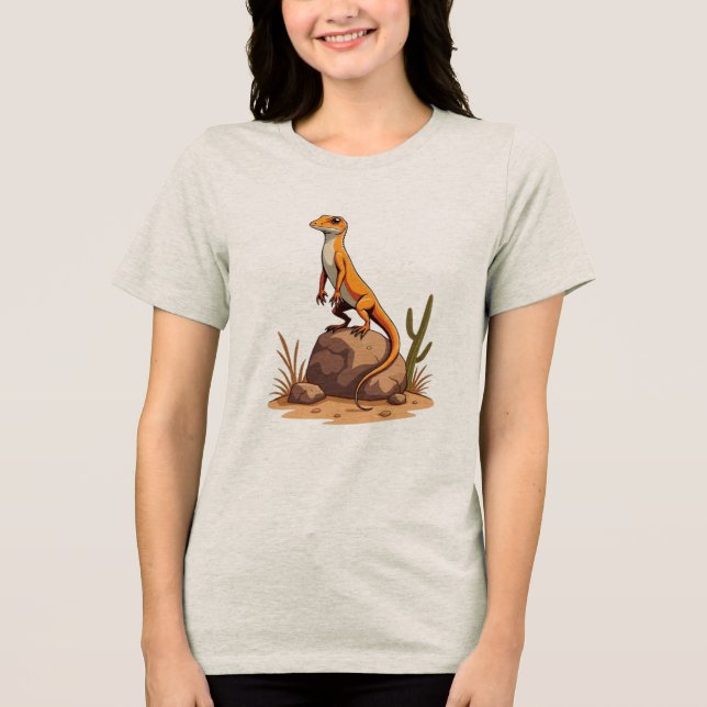 Camiseta Triblenda Sunbathing Lizard Vibes (Anverso)
