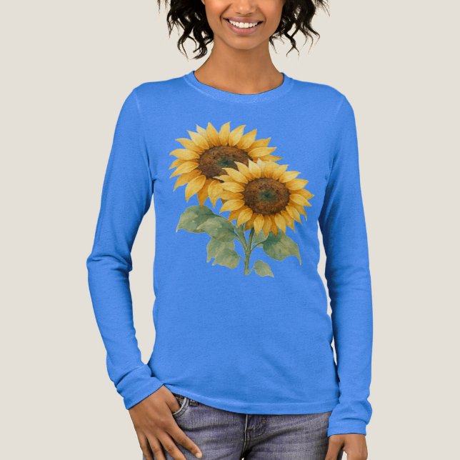 Camiseta Triblenda Sunflowers  (Anverso)